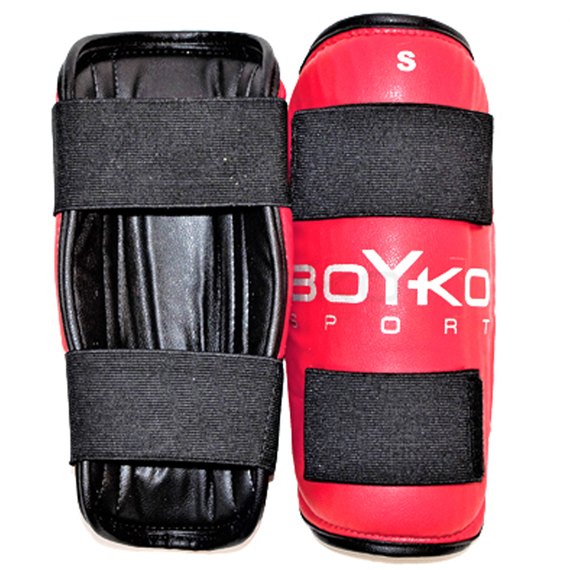 Захист ніг BoYko BS - гомілка композиційна шкіра червоний S (bs6015222301), Розмір: S, Колір: Червоний, зображення 2