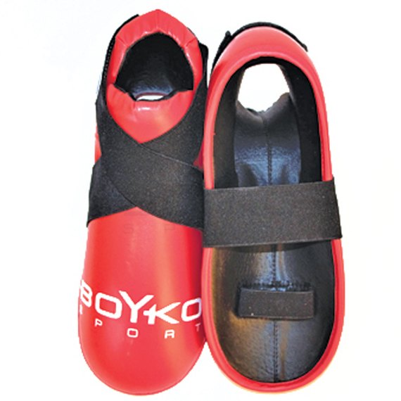 Защита ног BoYko BS - голеностоп и стопа, для кикбоксинга, красный L (bs6033402303), Размер: L, Цвет: Красный, изображение 2