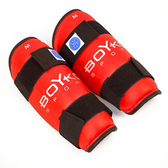 Защита ног BoYko BS - голень, для кикбоксинга, композиционная кожа, красный 5XL (bs6013122308), Размер: 5XL, изображение 3