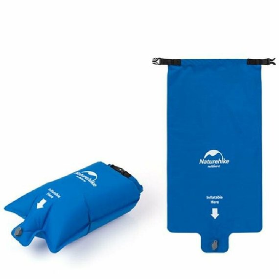 Надувной коврик Naturehike FC-12 NH19Z012-P синий (6927595735695), Цвет: Синий, Размеры: 198х59х6.5 см, изображение 4