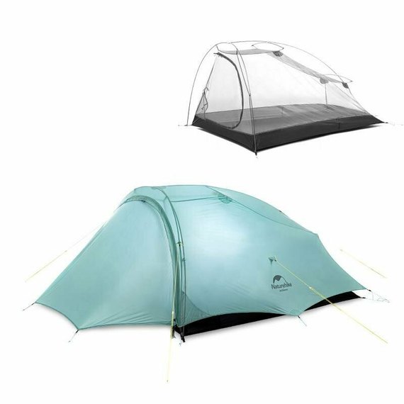 Палатка Naturehike Shared 2 NH20ZP091 синий (6927595749074), изображение 2