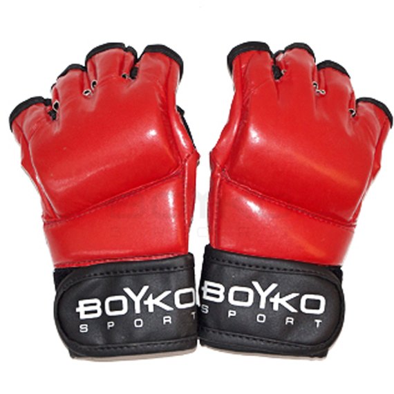 Перчатки для самбо BoYko BS композиционная кожа красные S (bs6124202201), Размер: S
