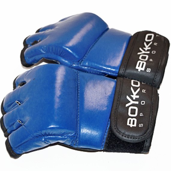 Перчатки для самбо BoYko BS композиционная кожа синие S (bs6124202001), Размер: S, изображение 3