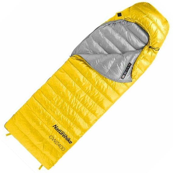 Спальний мішок Naturehike CWZ400 NH19W400-Z жовтий (6927595765364), Колір: Жовтий