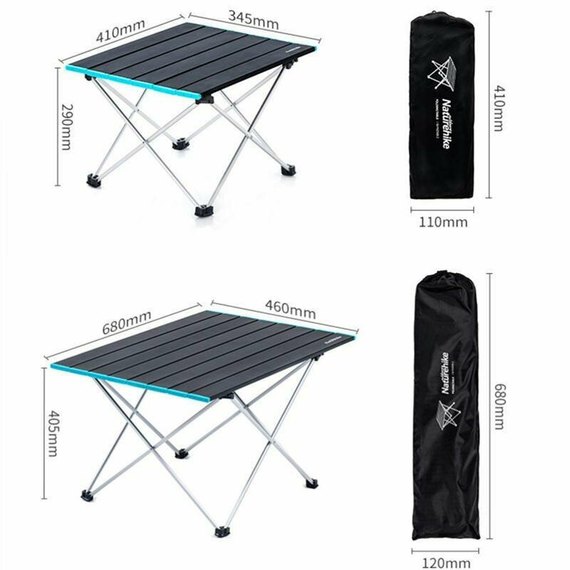 Стол складной Naturehike NH19Z008-Z черный (6927595750773), изображение 4