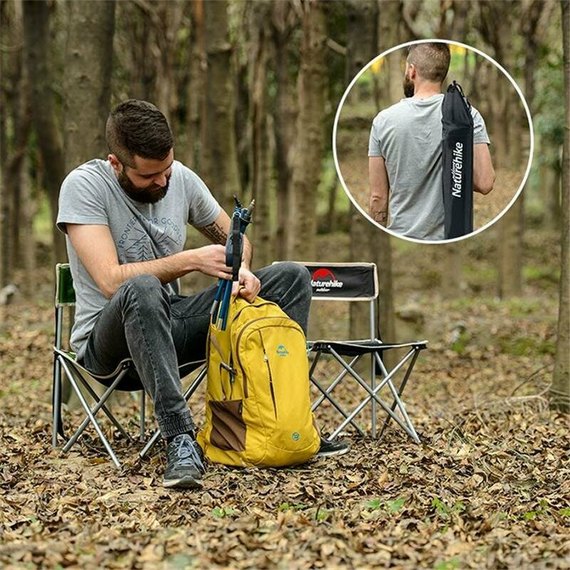 Стул складной Naturehike NH16J001-J хаки (6927595761854), Цвет : Хаки, изображение 4