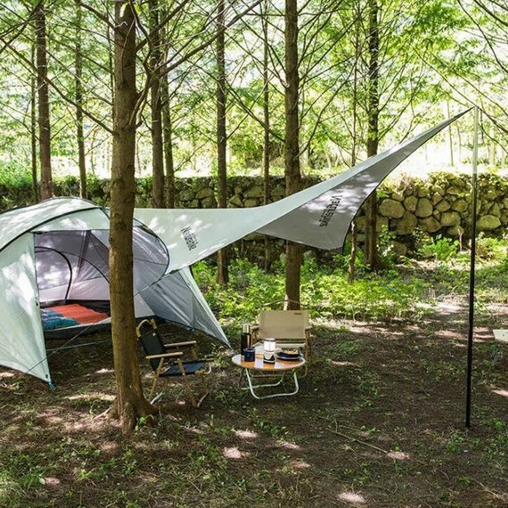Тент для кемпинга Naturehike Rhombus NH19TM003 серый (6927595738085), изображение 3