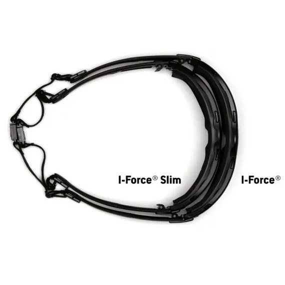 Очки защитные с уплотнителем Pyramex i-Force Slim Anti-Fog серые (2АИФО-20), Цвет линз: Серый, изображение 6