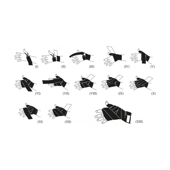 Бинты боксерские Leone Black 4,5м (1392_500001), изображение 7