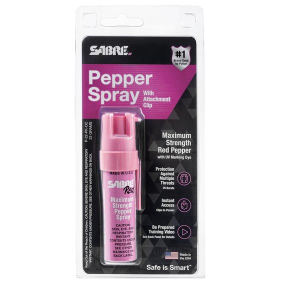 Газовый баллончик Sabre Red Stream Pink 22 мл (P-22-PK-OC), изображение 7