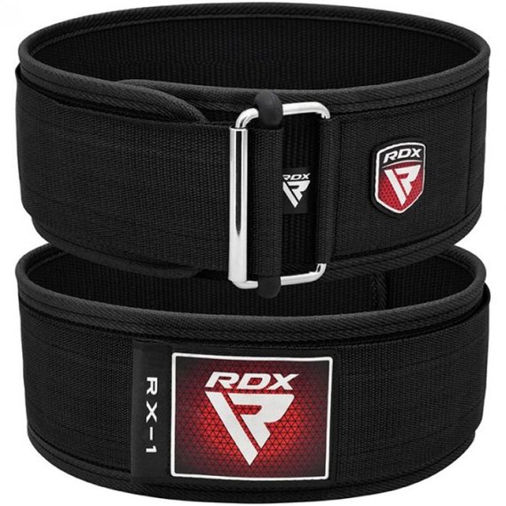 Пояс для важкої атлетики RDX RX1 Weight Lifting Belt Black L (3079_40295), Розмір: L, Колір: Чорний, зображення 6