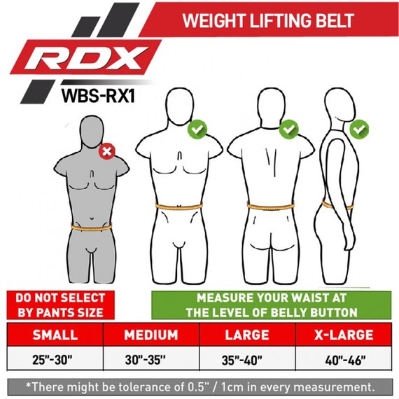 Пояс для важкої атлетики RDX RX1 Weight Lifting Belt Black L (3079_40295), Розмір: L, Колір: Чорний, зображення 7