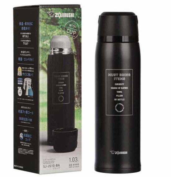 Термос Zojirushi 1.03 л черный SJ-JS10BA, изображение 4
