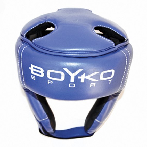 Боксерский шлем BoYko №2 композиционная кожа синий M (bs6246012102), Размер: M, изображение 3