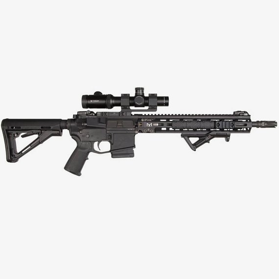 Планка пикатини Magpul Aluminum 5 Slots M-Lok System - Black (MAG581), Материал: Алюминий, изображение 3