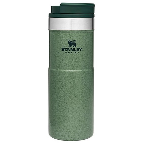 Термочашка Stanley Classic Never Leak Hammertone Green 0.47 л (6939236382878), Цвет: Зелёный