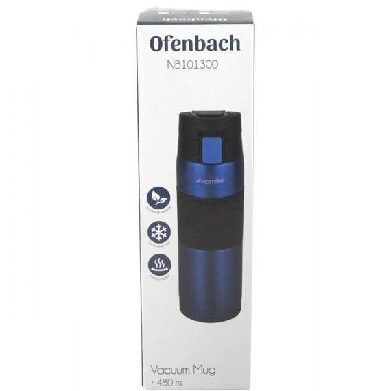 Термокухоль Ofenbach 480мл чорний KM-101300, Колір: Чорний, зображення 8