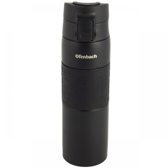 Термокухоль Ofenbach 480мл чорний KM-101300, Колір: Чорний