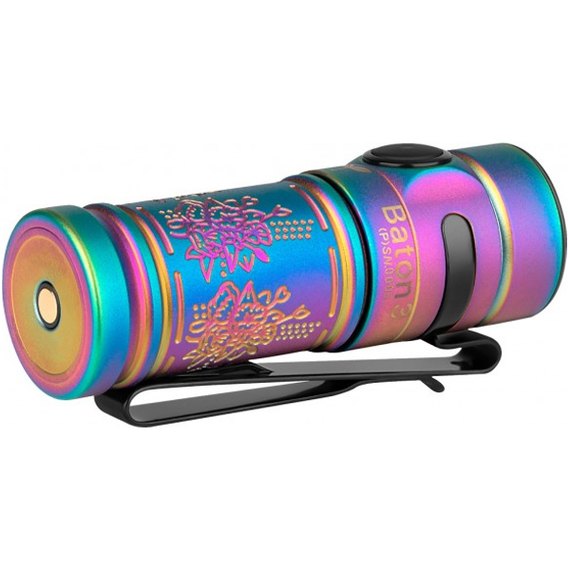 Фонарь Olight Baton 3 Premium Edition Spring (Baton 3 Premium Edition S), Цвет: Зелёный/Фиолетовый, изображение 10