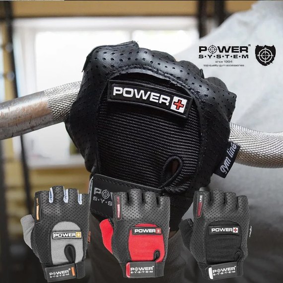 Перчатки для зала Power System PS-2500 Black/Grey XL (PS-2500_XL_Black-grey), Размер: XL, Цвет: Чёрный/Серый, изображение 4