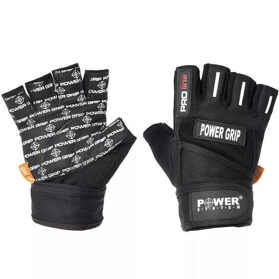 Рукавички для залу Power System PS-2800 Black L (PS-2800_L_Black), Розмір: L, Колір: Чорний, зображення 2