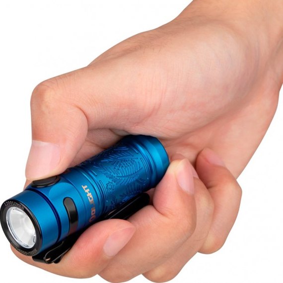 Фонарь ручной Olight Baton 3 Premium Edition Summer (Baton 3 Premium Edition), Цвет: Синий, изображение 13