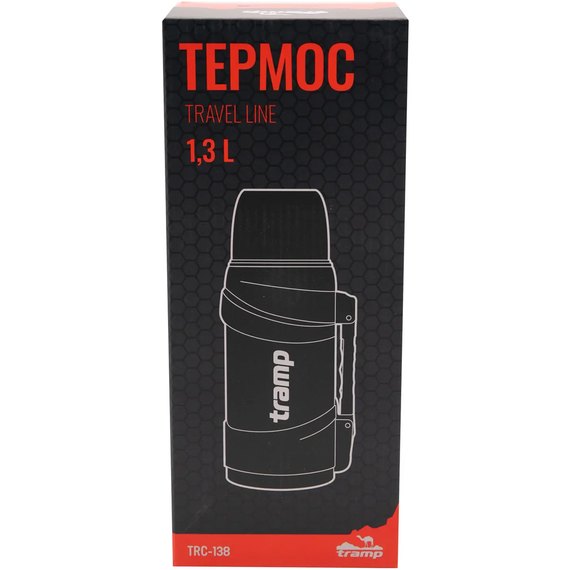 Термос Tramp Travel Line 1,3 л, оливковий TRC-138-olive, Колір: Olive, зображення 19