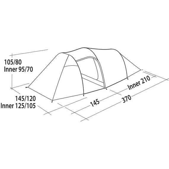 Намет Easy Camp Magnetar 200 Steel Blue (120415) 929570, Колір: Steel Blue, зображення 3
