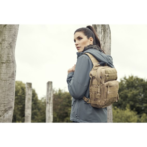Тактический рюкзак Brandit-Wea US Cooper sling medium camel 8036-70-OS, Цвет: Песочный, изображение 5