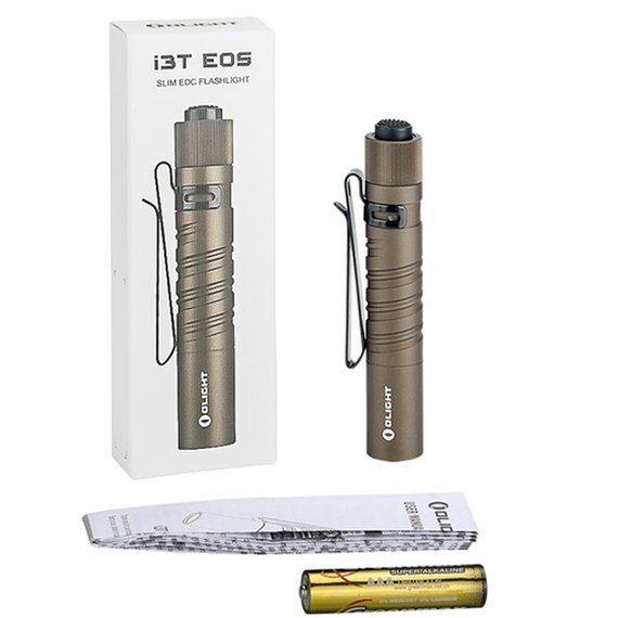 Фонарь Olight I3T EOS песочный (0.0000.0182), Цвет: Песочный, изображение 5