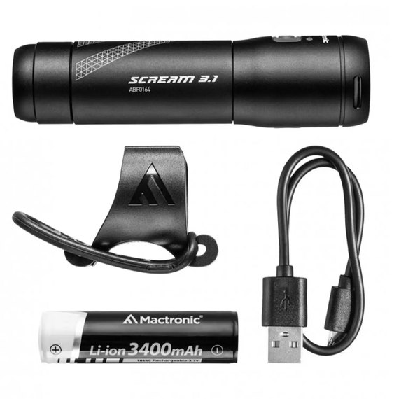 Фонарь велосипедный передний Mactronic Scream 3.1 (1000 Lm) USB Rechargeable (ABF0164) DAS301521, изображение 3