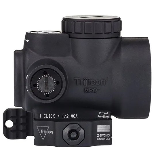 Коліматорний приціл Trijicon Mro 2.0 MOA Green Dot, AC32082 QD Low Mount (MRO-C-2200032), зображення 3