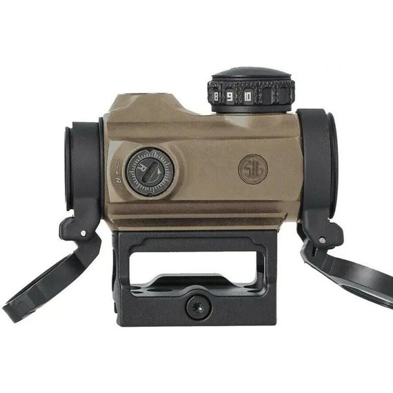 Коллиматорный прицел Sig Optics ROMEO-MSR COMPACT RED DOT SIGHT, 1X20MM, 2 MOA RED DOT FDE (SOR72011), изображение 2