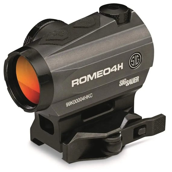 Коллиматорный прицел Sig Optics ROMEO4H RD, BALLISTIC CIRCLE QUADPLE, 0.5 MOA ADJ, GRAPHITE (SOR43012)