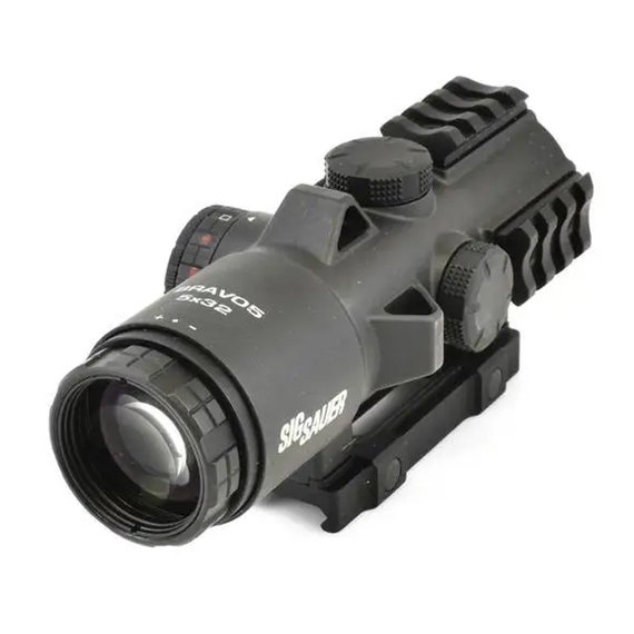 Коллиматорный прицел Sig Optics  BRAVO5 BATTLE SIGHT, 5X32MM HORSESHOE DOT ILLUM RETICLE (SOB53101), изображение 8