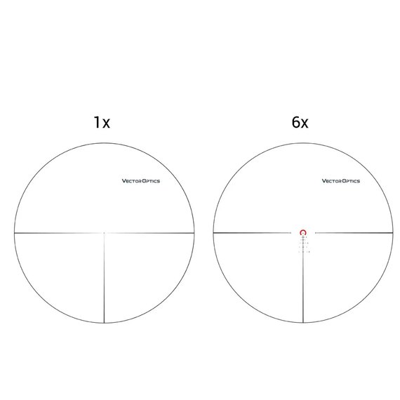 Оптический прицел Vector Optics Continental 1-6x28 BDC, 1/10MIL, 34mm SCFF-31P, изображение 7