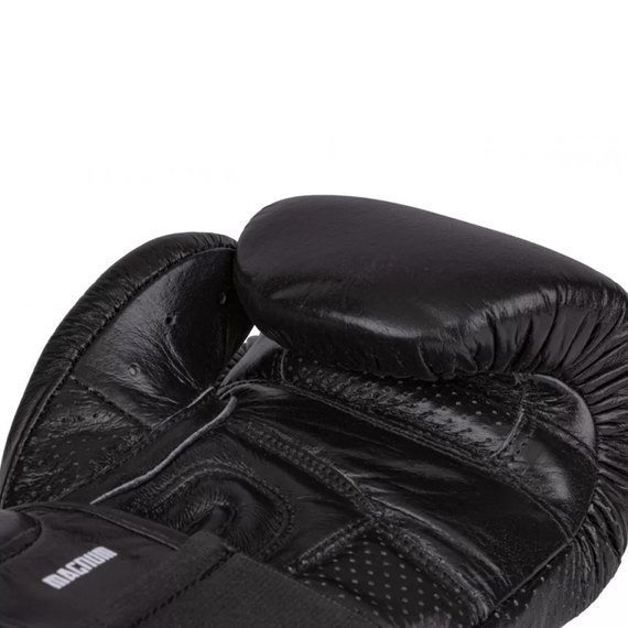 Боксерские перчатки PowerPlay 3087 Черные 16 ун (PP_3087_16oz_Black), Вес: 16 унций, изображение 4