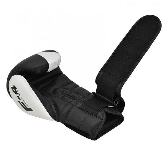 Боксерские перчатки RDX F4 White 14 ун. BGR-F4B-14OZ (3191_402994), Вес: 14 унций, изображение 5