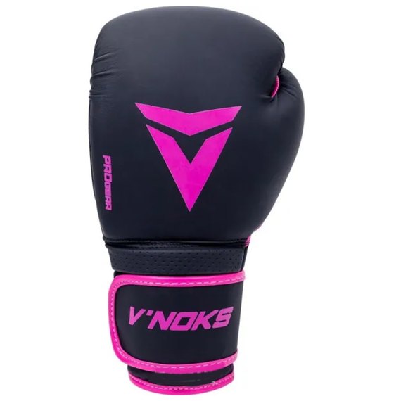 Боксерские перчатки V`Noks Ultima Black Fuxia 10 ун. (3170_60181), Вес: 10 унций, изображение 2