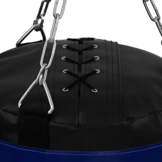 Боксерський мішок EDGE Lords EWW Black/Blue (EWW 160X40 PEŁNY NIE), Колір: Чорний/Синій, зображення 3