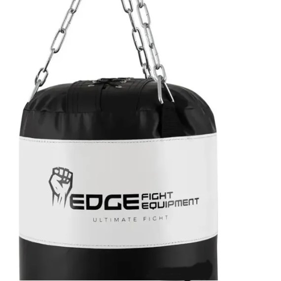 Боксерський мішок EDGE Lords EWW Black/White (EWW 140X40 PEŁNY BIA), Колір: Чорний/Білий, зображення 2