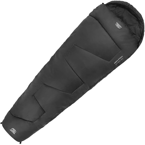 Спальный мешок Highlander Sleepline 250 Mummy/+5°C Charcoal (Left) 925869
