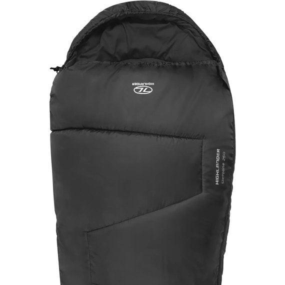 Спальный мешок Highlander Sleepline 250 Mummy/+5°C Charcoal (Left) 925869, изображение 3