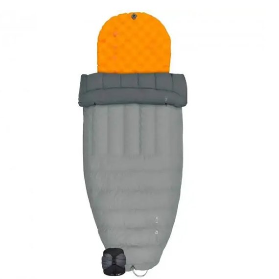 Спальний мішок-квілт Sea To Summit Cinder CdII Quilt (2/-4°C), 183 см, Pale Grey, Regular (ACD2-R)