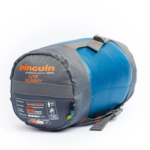 Спальний мішок Pinguin Lite Mummy (14/10 ° C), 185 см - Left Zip, Petrol (228168), зображення 2