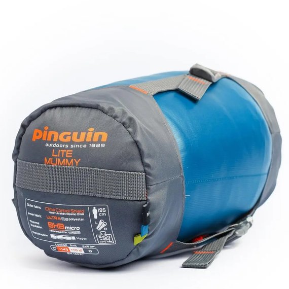 Спальный мешок Pinguin Lite Mummy (14/10°C), 185 см - Right Zip, Petrol (228267), изображение 2