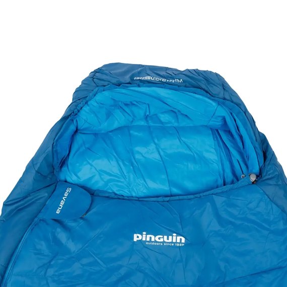 Спальний мішок Pinguin Savana (5/0 ° C), 195 см - Left Zip, Blue (236354), зображення 7