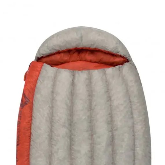 Спальный мешок Sea to Summit Flame FmI (9/4°C), 183 см - Right Zip, Light Grey/Paprika (AFM1-WL), изображение 3