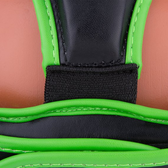 Боксерський шолом PowerPlay 3100 PU Чорно-зелений XL (PP_3100_XL_Black/Green), Розмір: XL, зображення 3