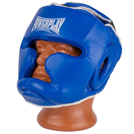 Боксерський шолом PowerPlay 3100 PU Синій XL (PP_3100_XL_Blue), Розмір: XL, зображення 6